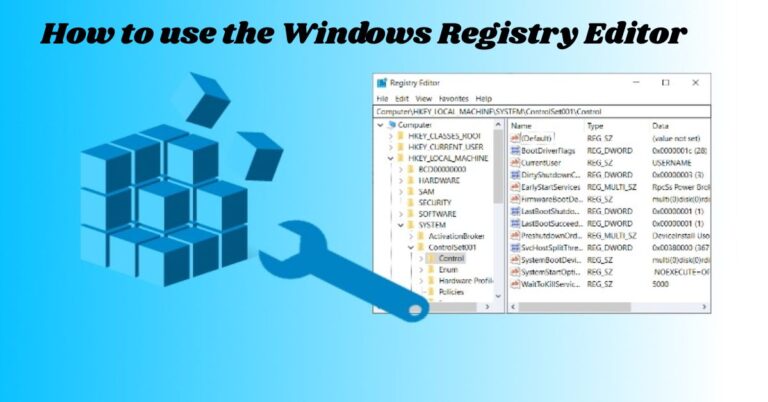 Windows Registry Editor