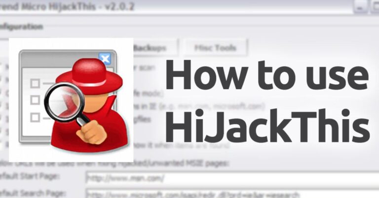 HijackThis Tutorial