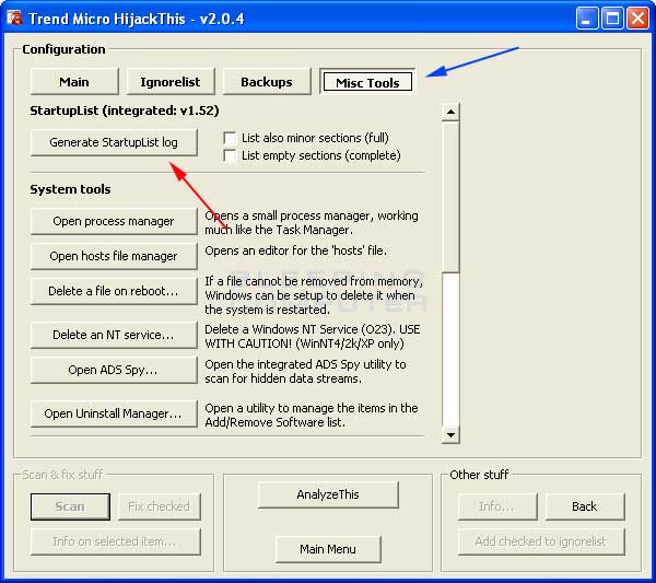 HijackThis Tutorial and Guide